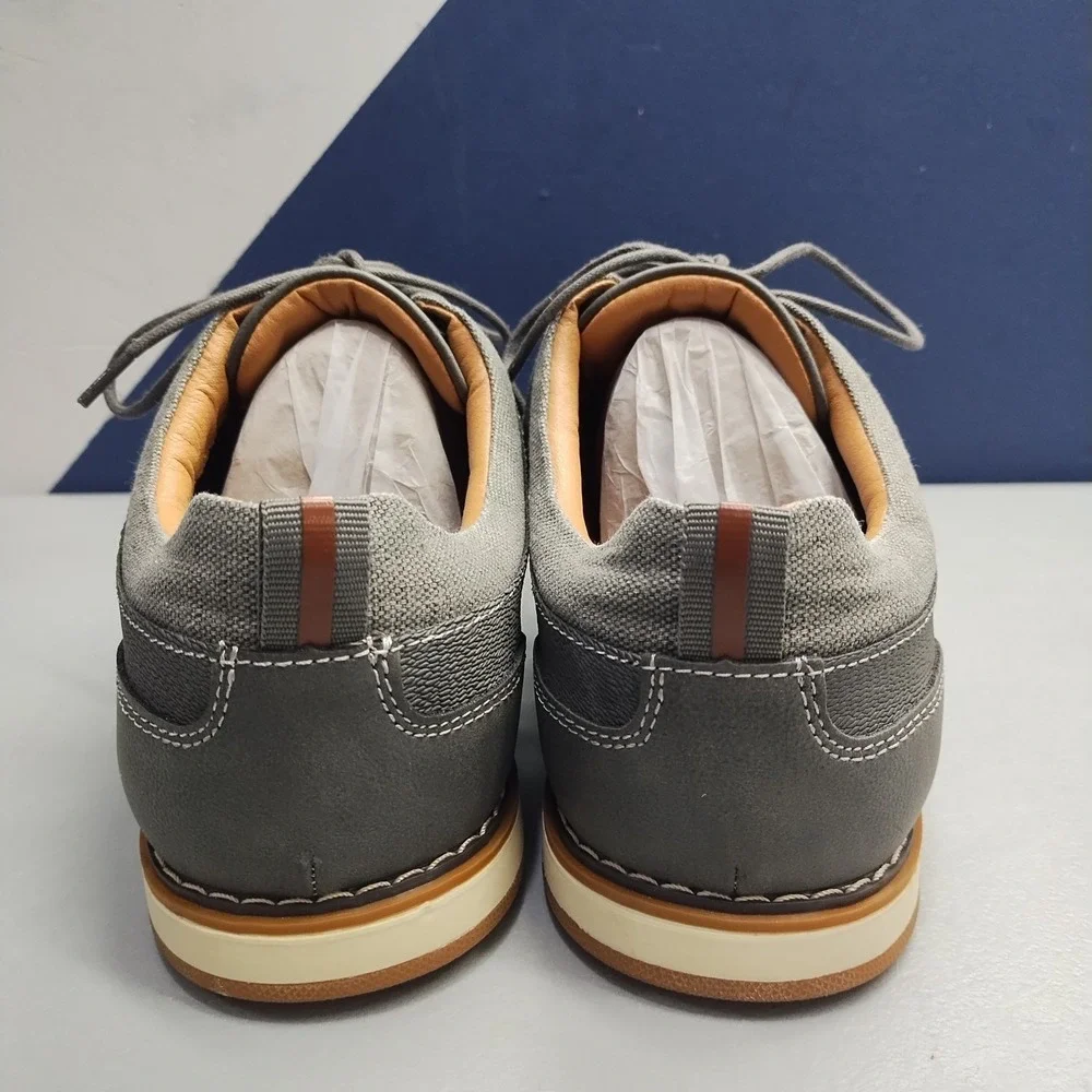 Madden Lopiut Oxford Shoes Mens Size 11.5 Gray Lightweight Comfort Almond Toe